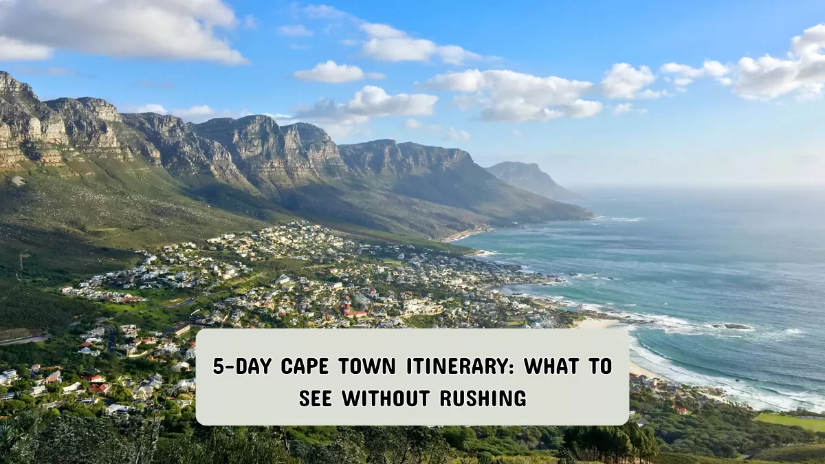 5-Day Cape Town Itinerary: What to See Without Rushing