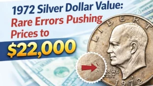 1972 Silver Dollar Value: Rare Errors Pushing Prices to $22,000